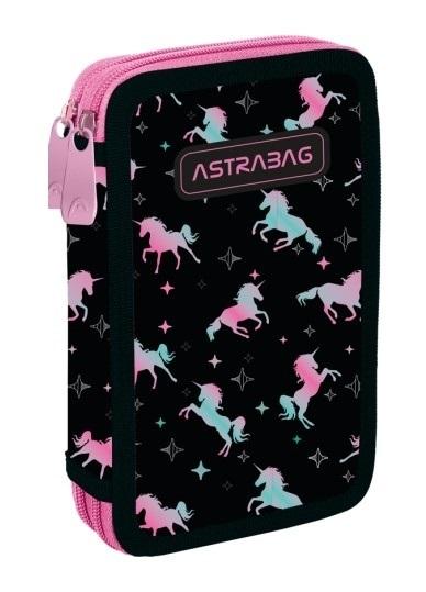 Piórnik 2-komorowy z wyposażeniem Astrabag Unicorn Squad