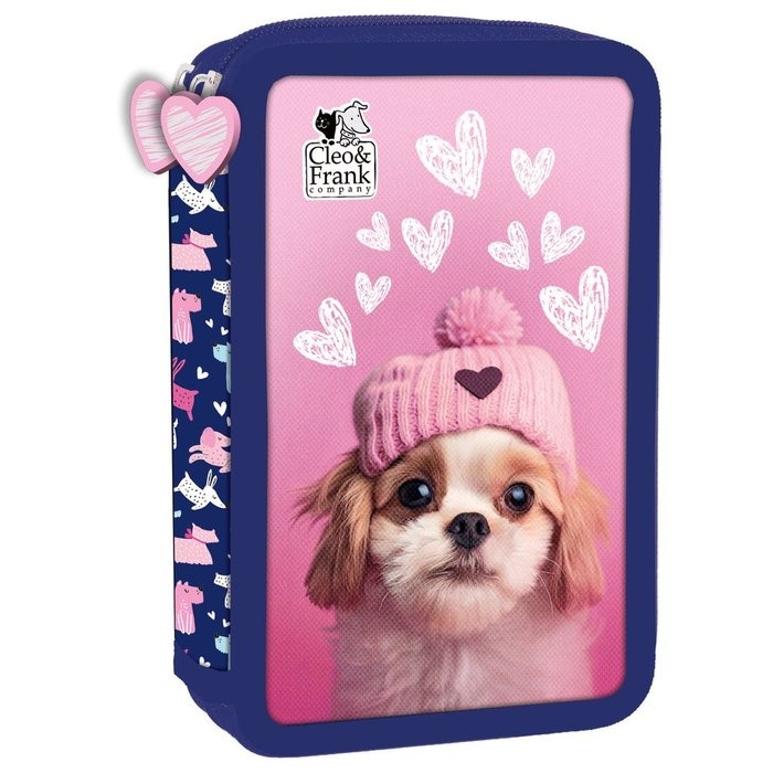 Piórnik 2-komorowy z wyposażeniem Cleo i Frank PWDCF42