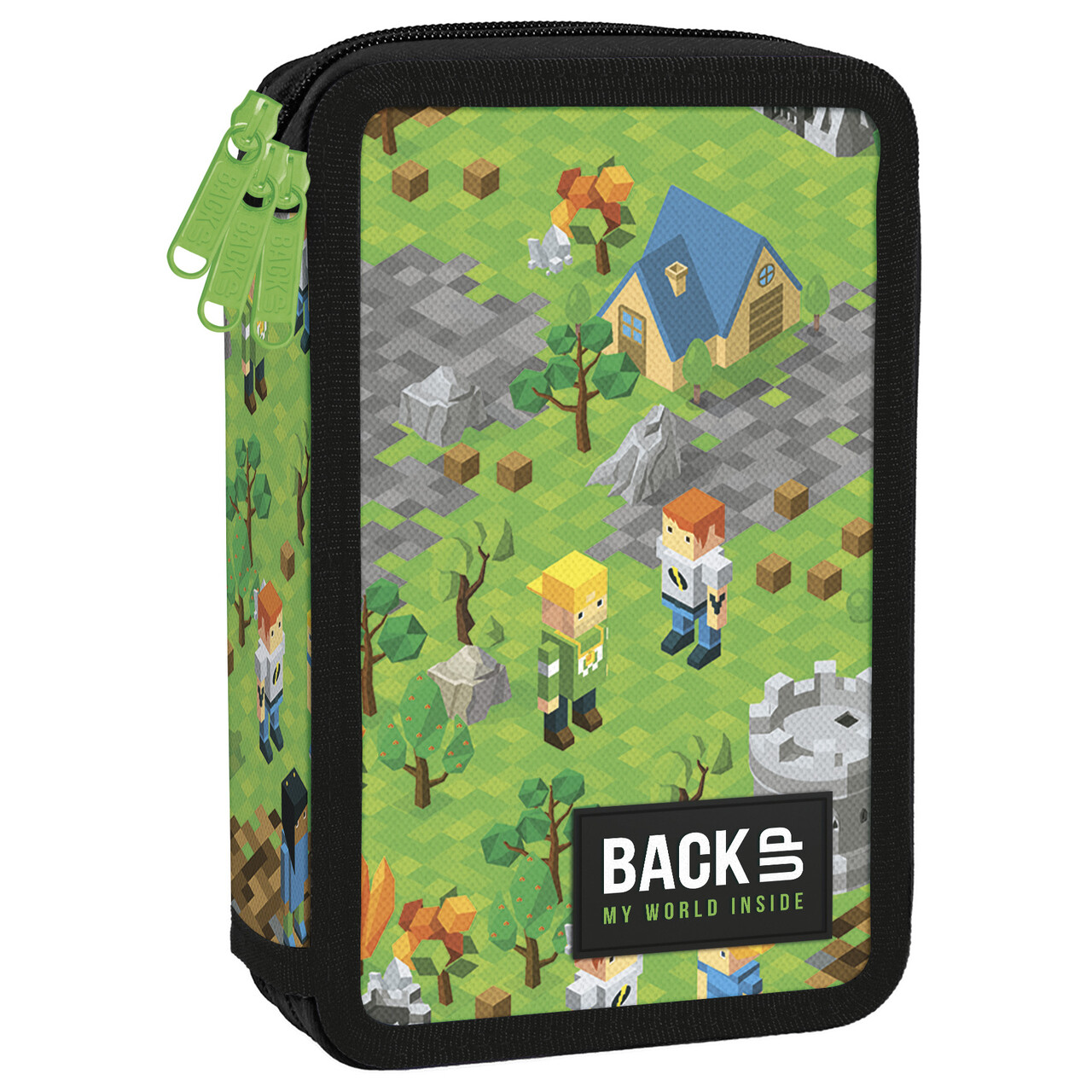 Piórnik 3-komorowy z wyposażeniem BACKUP 5 model EW61 Game level