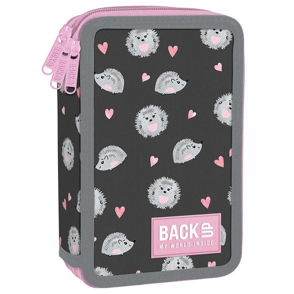 Piórnik 3-komorowy z wyposażeniem Backup PB6EW16 jeże