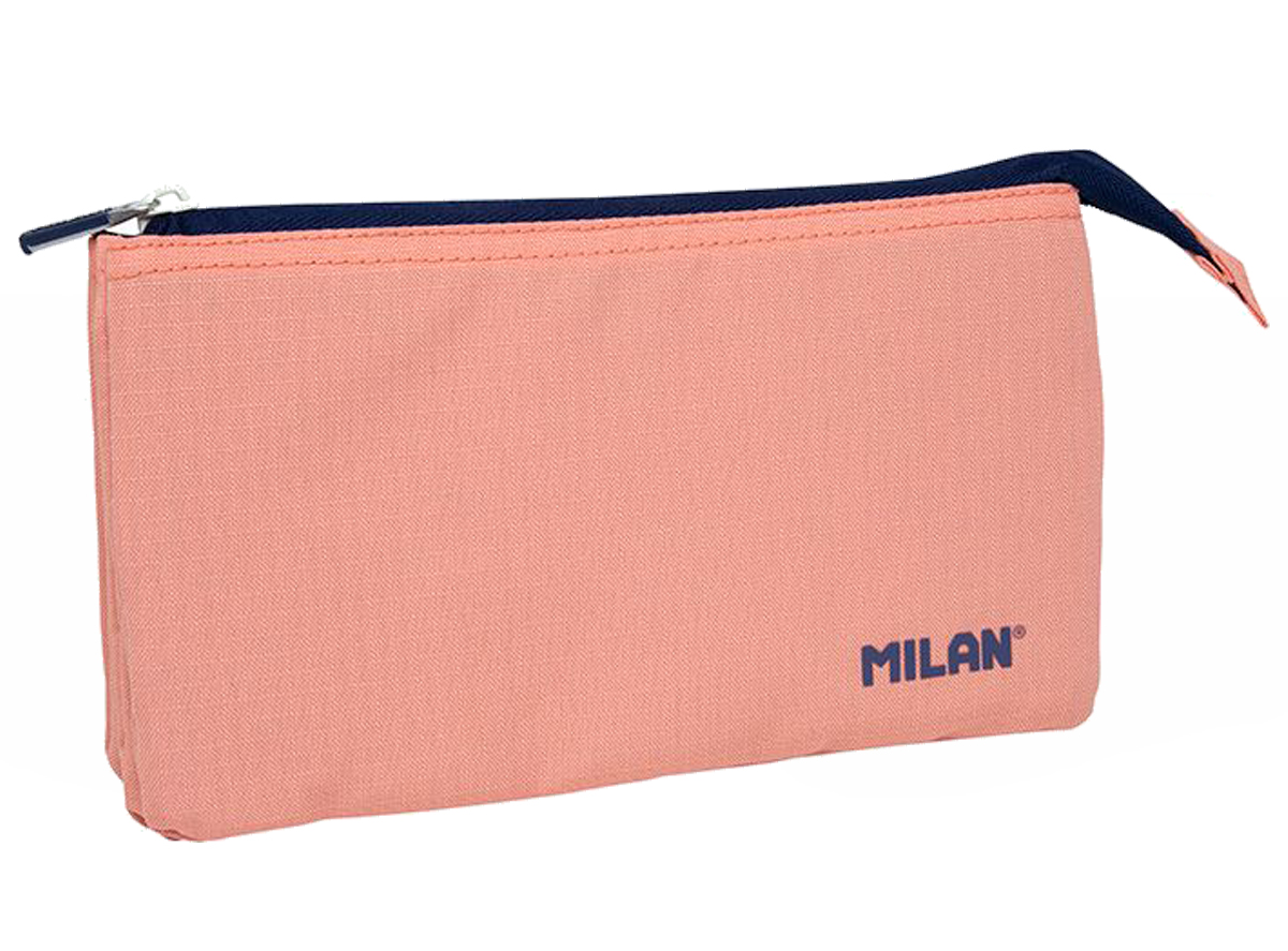 Piórnik 5 komorowy 1918 Milan różowy