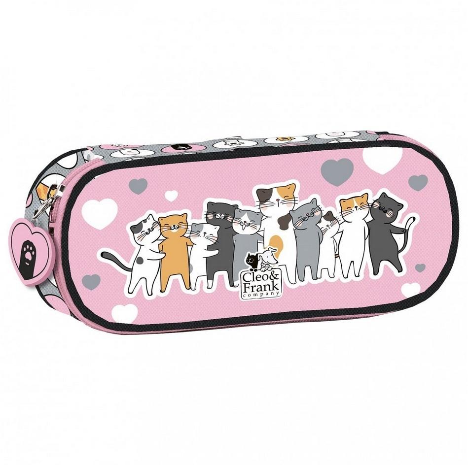 Piórnik owalny A Cleo i Frank 39 (Kot)