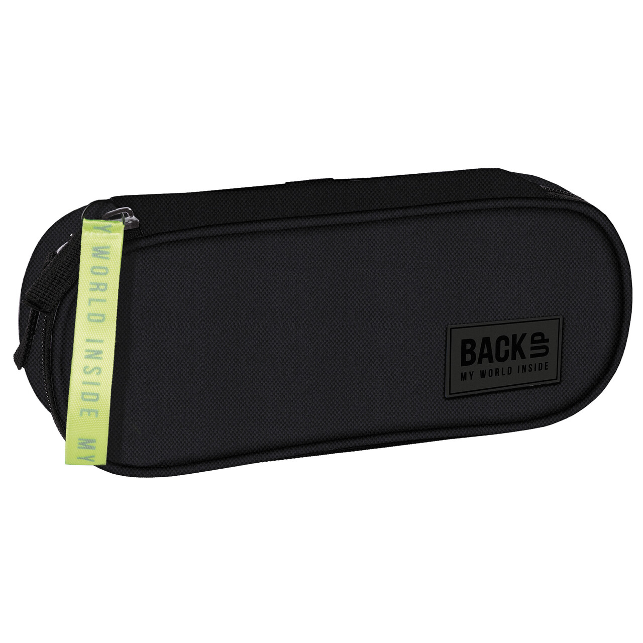 Piórnik owalny  BACKUP 4 model A 56 Czarny