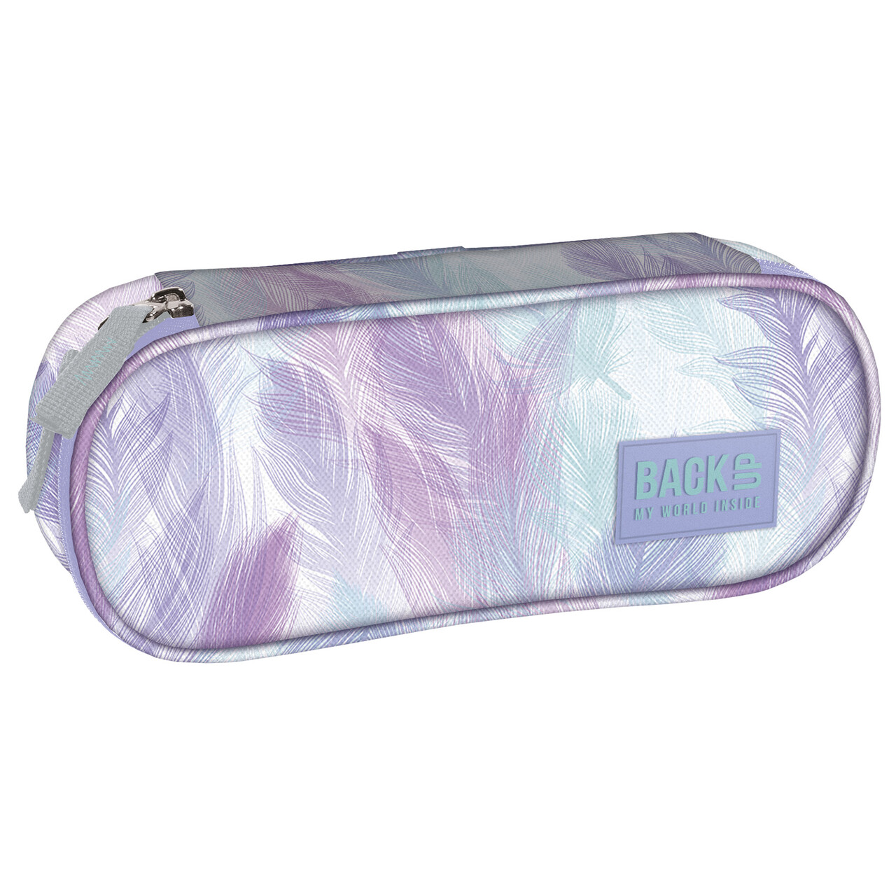 Piórnik owalny BACKUP 5 model A09 pióra pastelowe