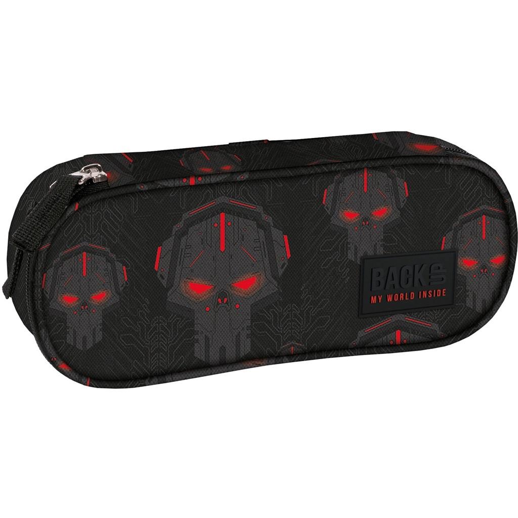 Piórnik owalny Backup Roboty red PB6A45