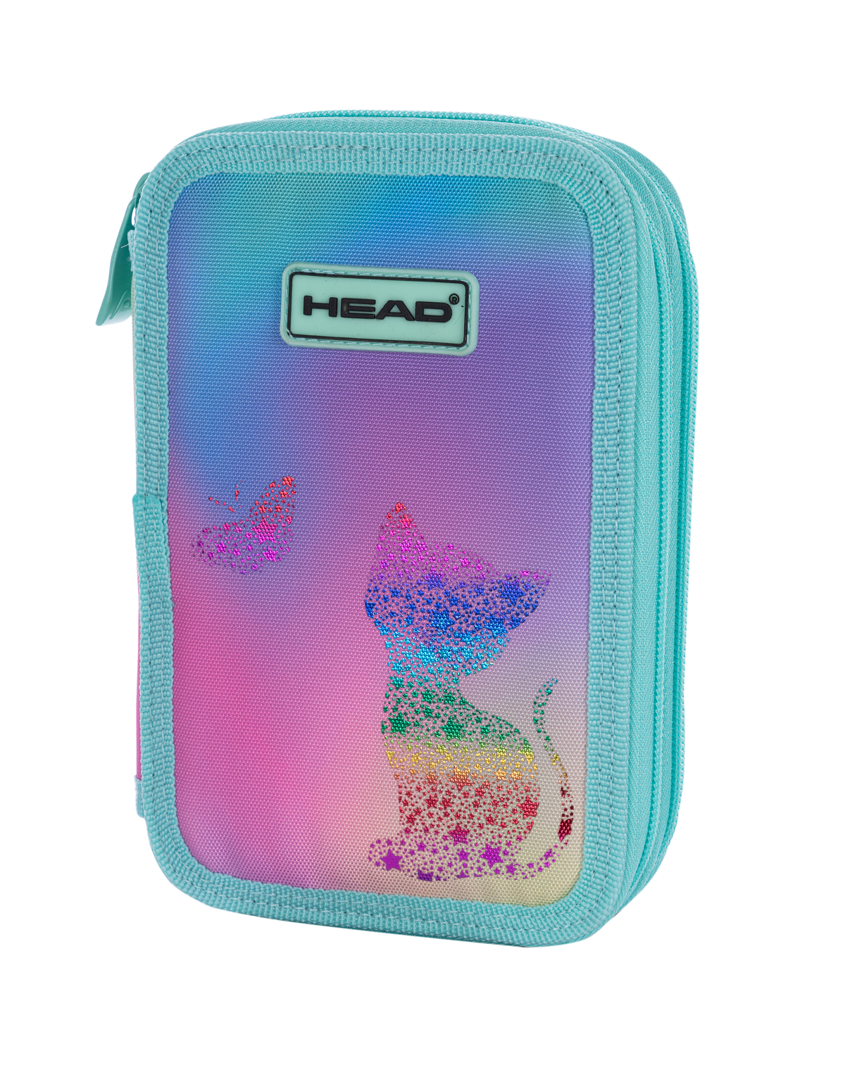 Piórnik podwójny bez wyposażenia Head Kitty Ombre