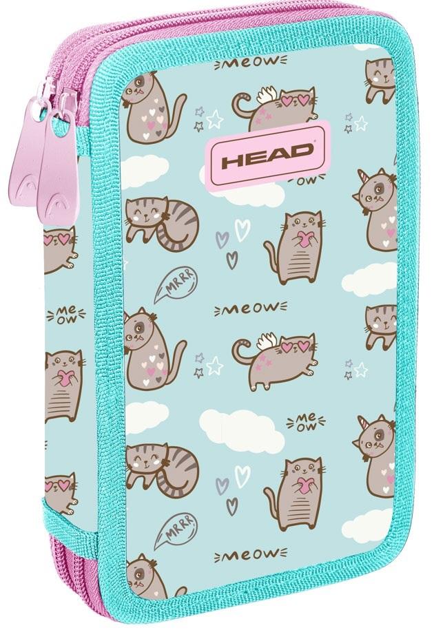 Piórnik podwójny bez wyposażenia HEAD MEOW, AC2