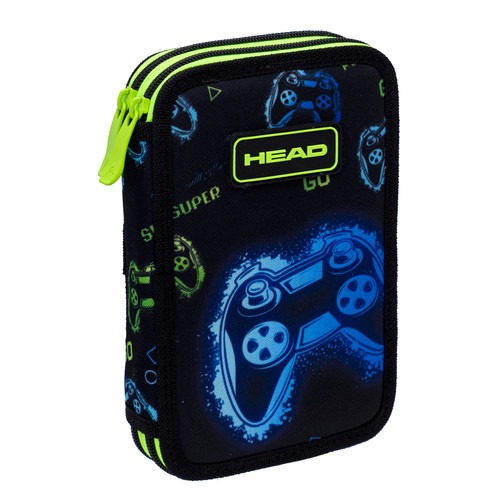 Piórnik podwójny bez wyposażenia Head Go playing neon, ac2