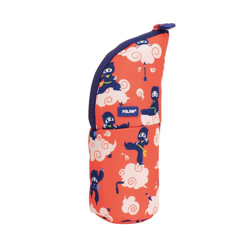 Piórnik stojący Milan NINJUTSU czerwony