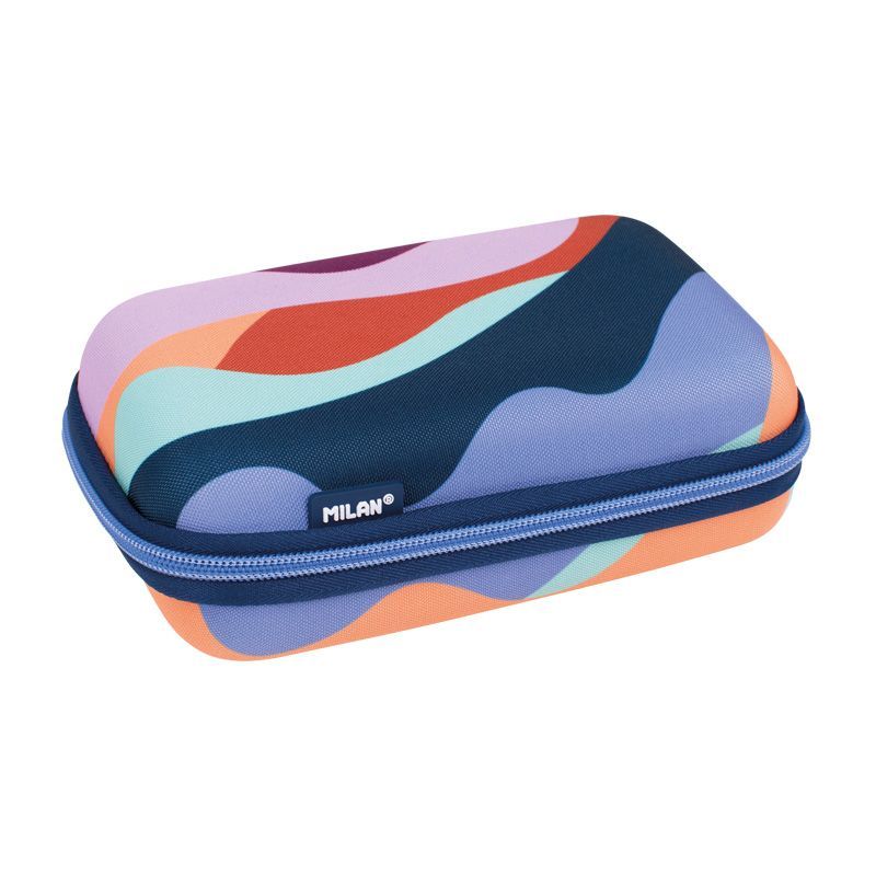 Piórnik usztywniany + 2 saszetki z wyposażeniem Milan THE FUN wielokolorowy