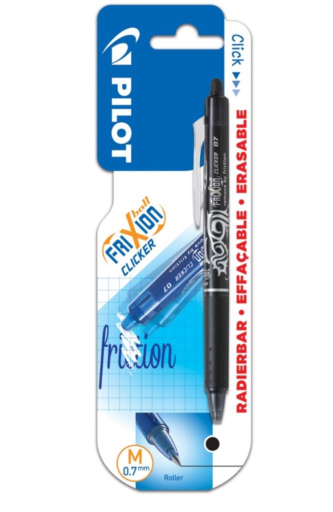 Pióro kulkowe Frixion clicker czarny Pilot