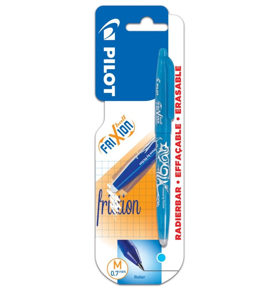 Pióro kulkowe Pilot Frixion Clicker lazurowy blister