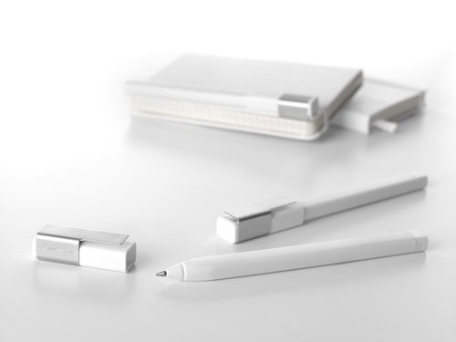 Pióro Kulkowe Plus 0.7 Moleskine białe