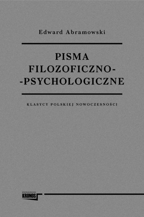 Pisma filozoficzno-psychologiczne