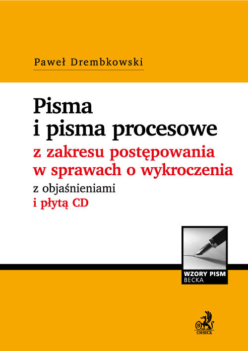 Pisma procesowe i orzeczenia w sprawach o wykroczenia