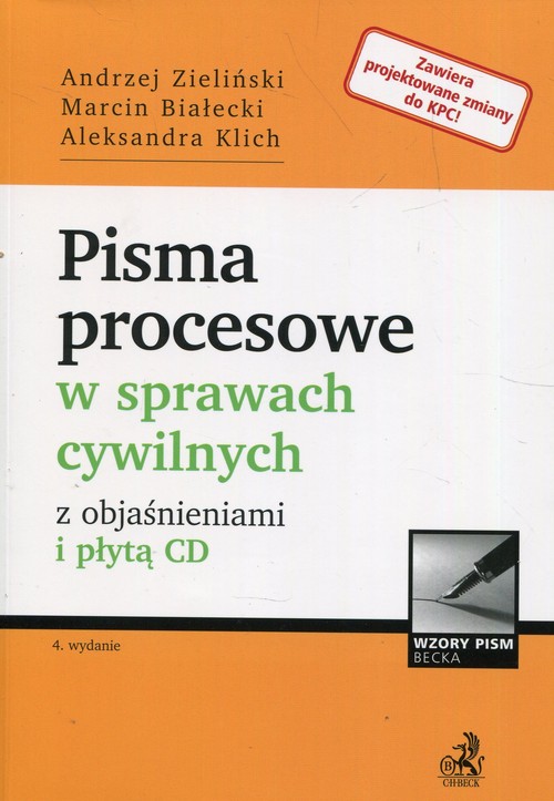 Pisma procesowe w sprawach cywilnych z objaśnieniami i płytą CD