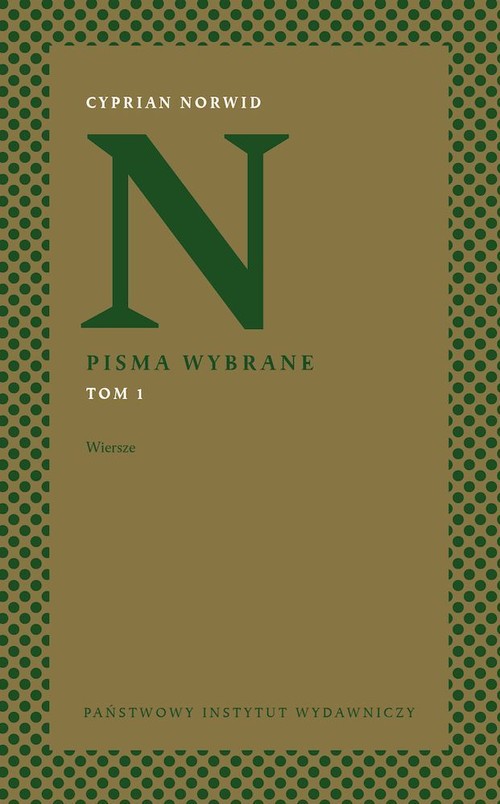 Pisma wybrane Tom 1 Wiersze