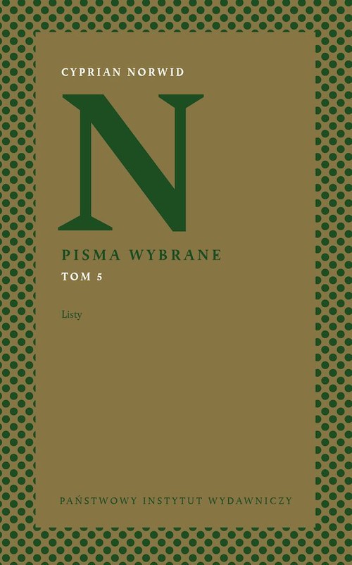 Pisma wybrane Tom 5 Listy