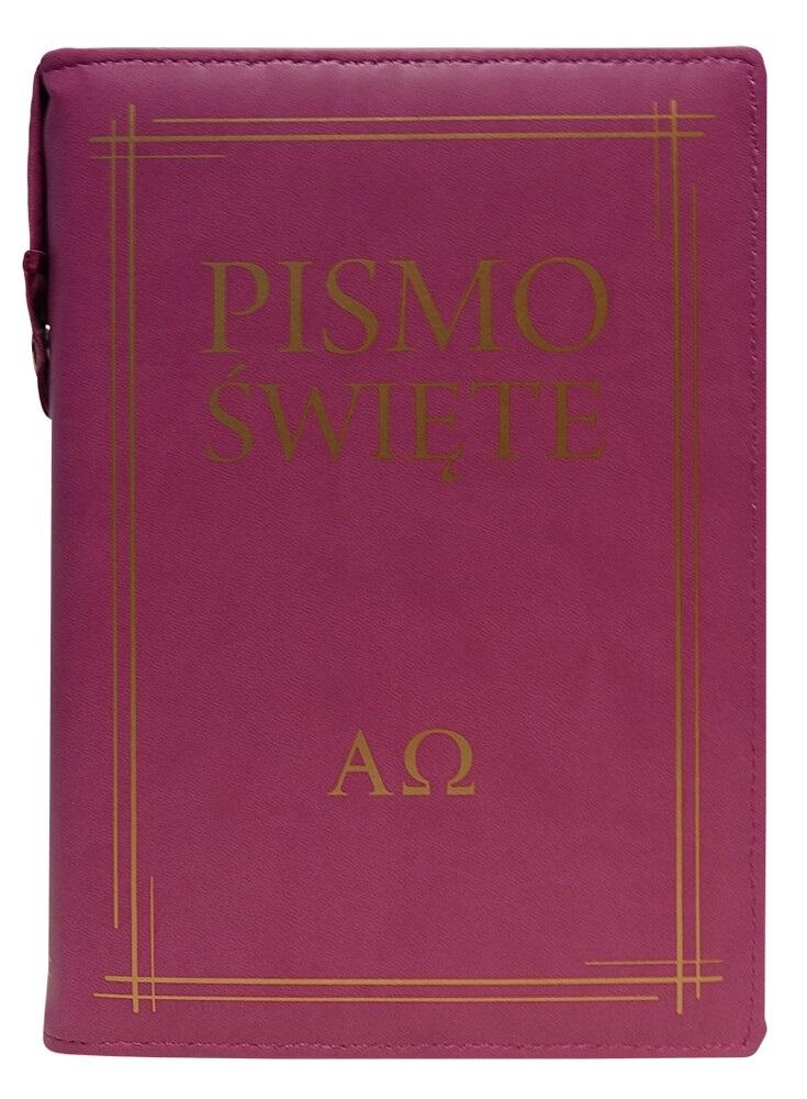 Pismo Święte Starego i Nowego Testamentu (różowe etui)