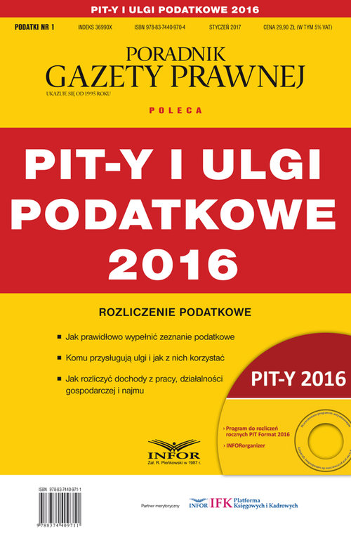 PIT-y i Ulgi Podatkowe 2016