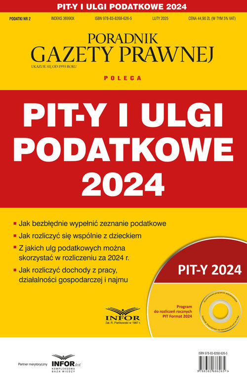 Pit-y i ulgi podatkowe 2024. Podatki 2/2025