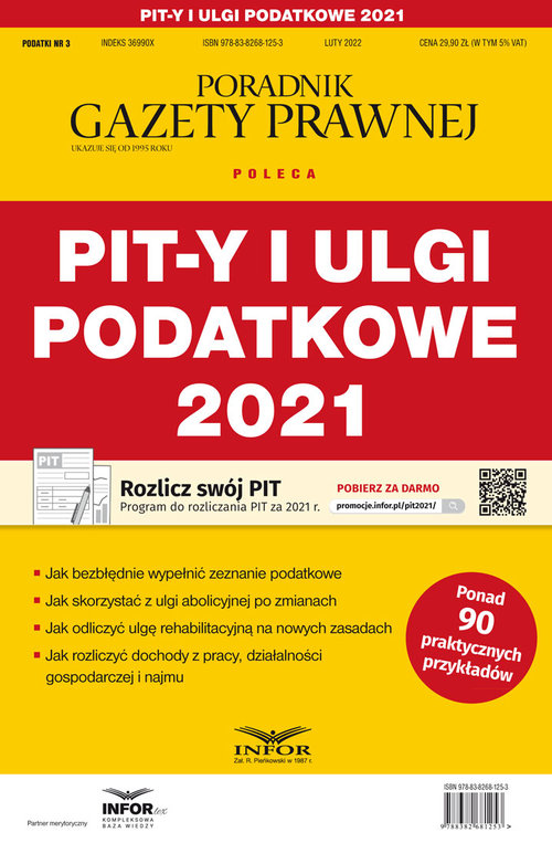 Pity i ulgi podatkowe 2021