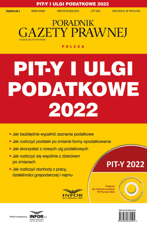 Pity i ulgi podatkowe 2022