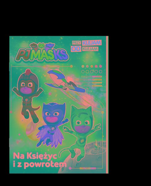 PJ Masks Przyklejam Odklejam Na Księżyc i z powrotem