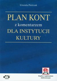 Plan kont z komentarzem dla instytucji kultury
