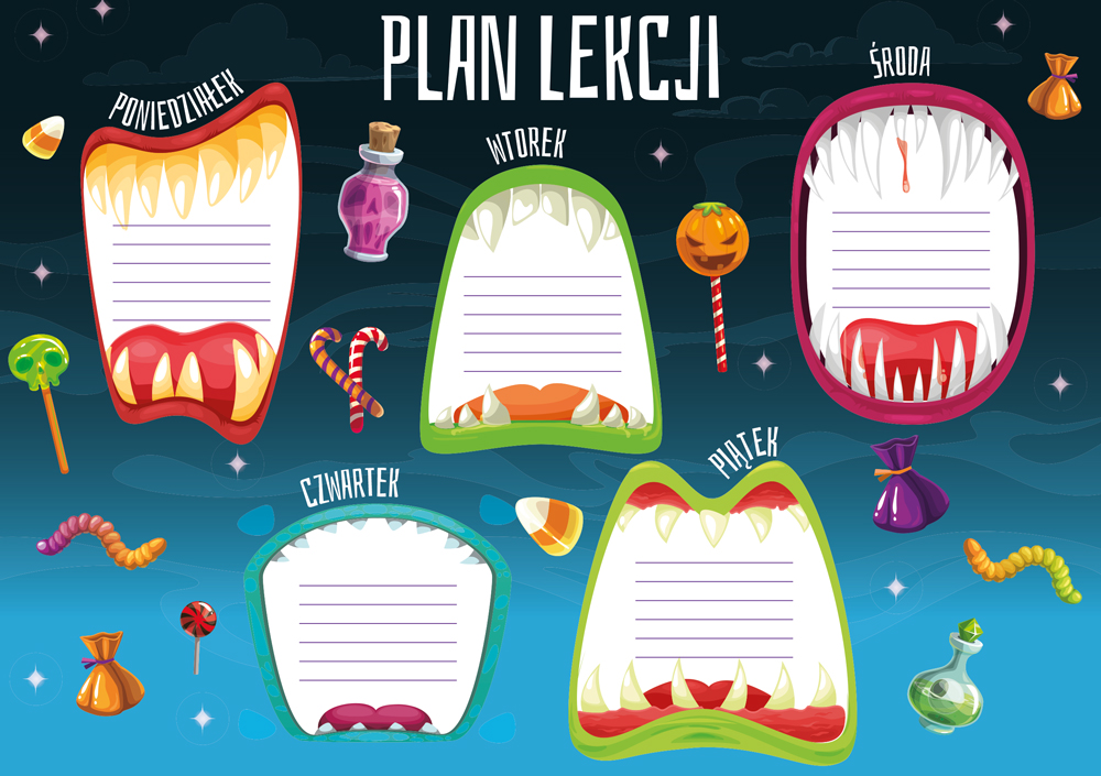 Plan lekcji A5 Wampiry