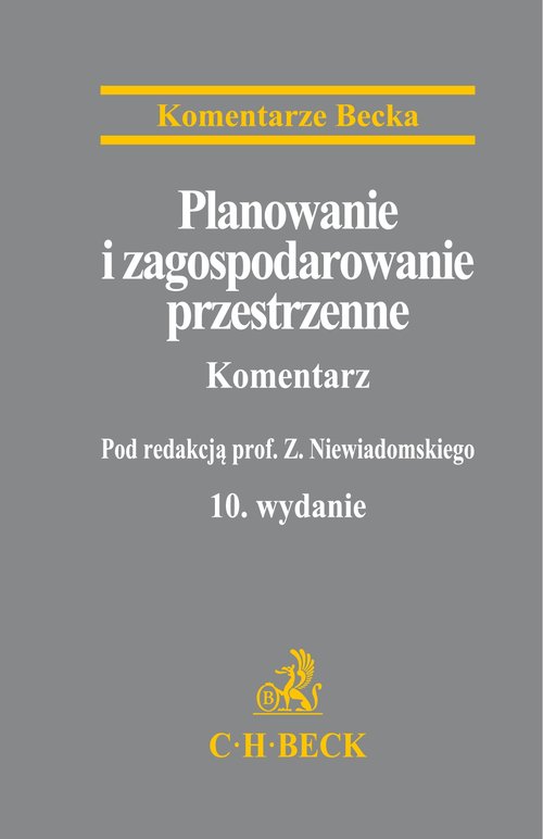 Planowanie i zagospodarowanie przestrzenne Komentarz