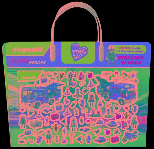 Playmobil Action Heroes. Kocham naklejać. Strażacy w akcji