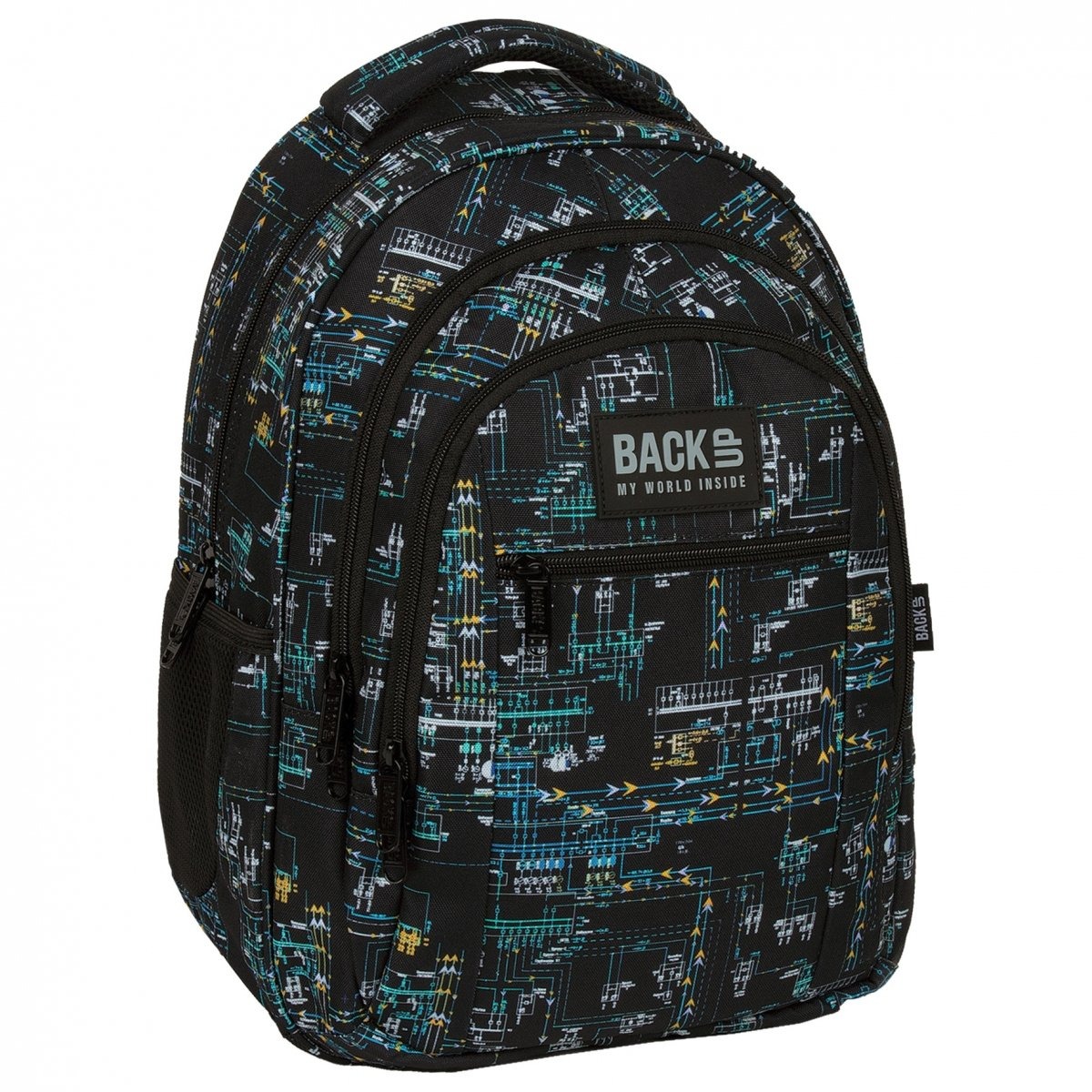 Plecak 3-komorowy Backup Układ procesor PLB6O46