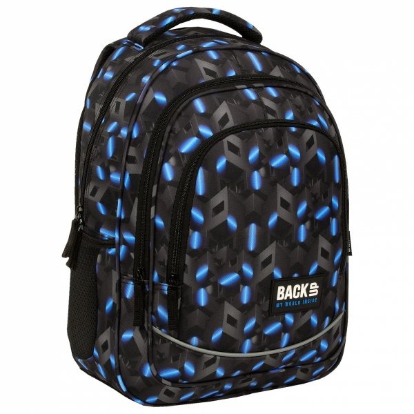 Plecak 3-komorowy Backup Wzory 3D PLB6X44