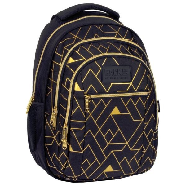 Plecak 3-komorowy Backup Złote wzory PLB6O23