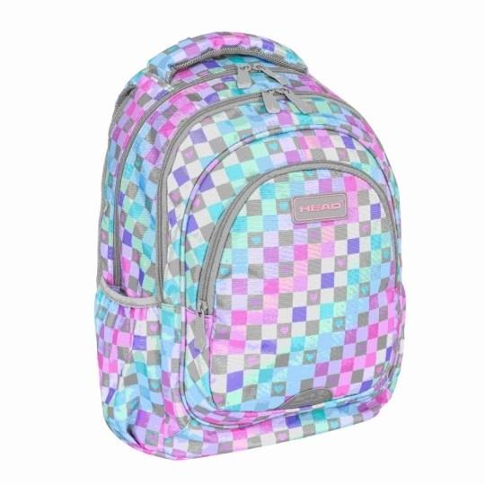 Plecak 3-komorowy Head Checkered Hearts