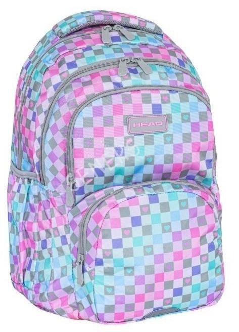 Plecak 3-komorowy Head Checkered Hearts