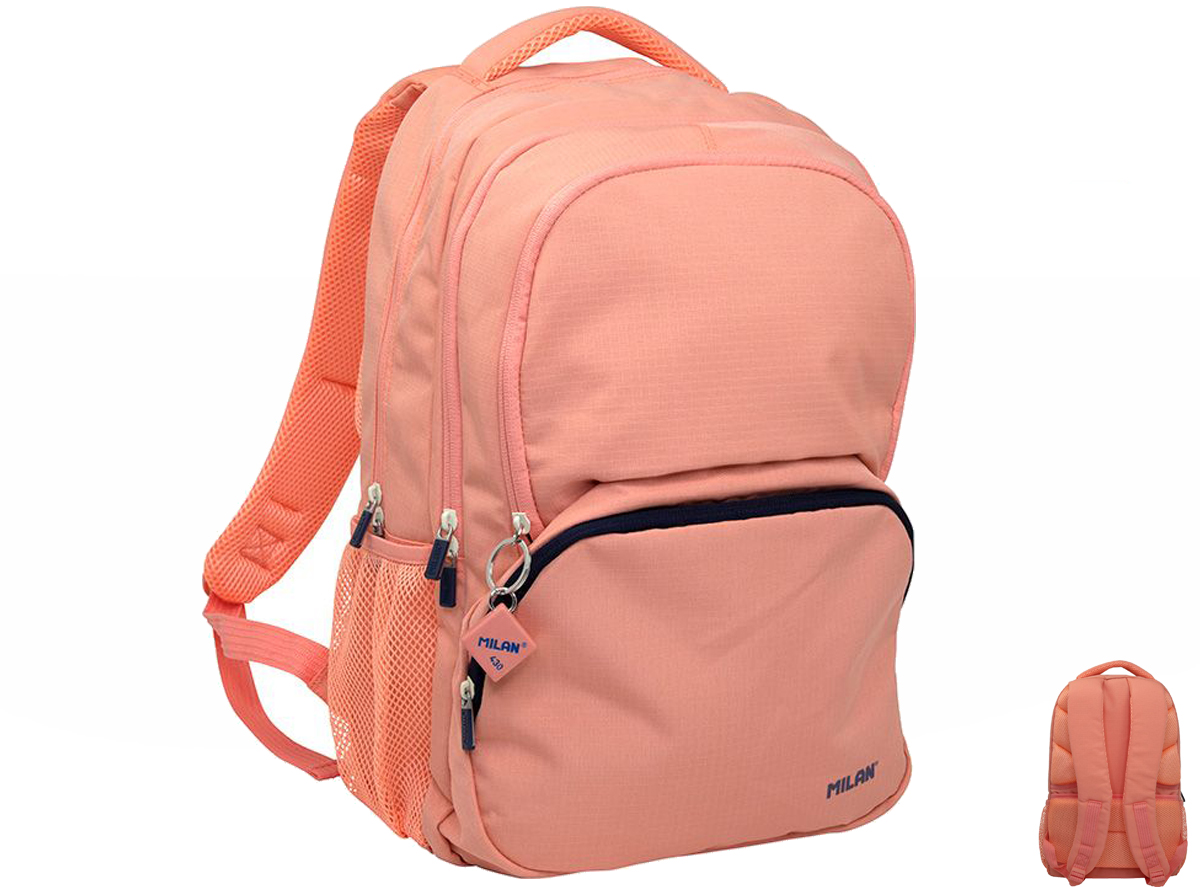 Plecak 3-komorowy Milan różowy seria 1918