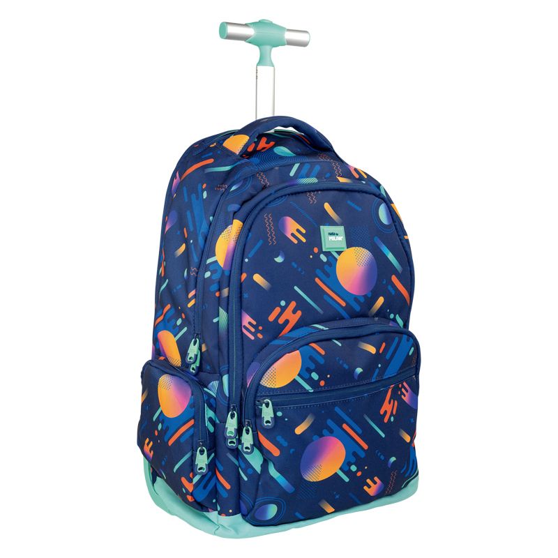 Plecak na kółkach Milan PSICOGALAXY 25l niebieski