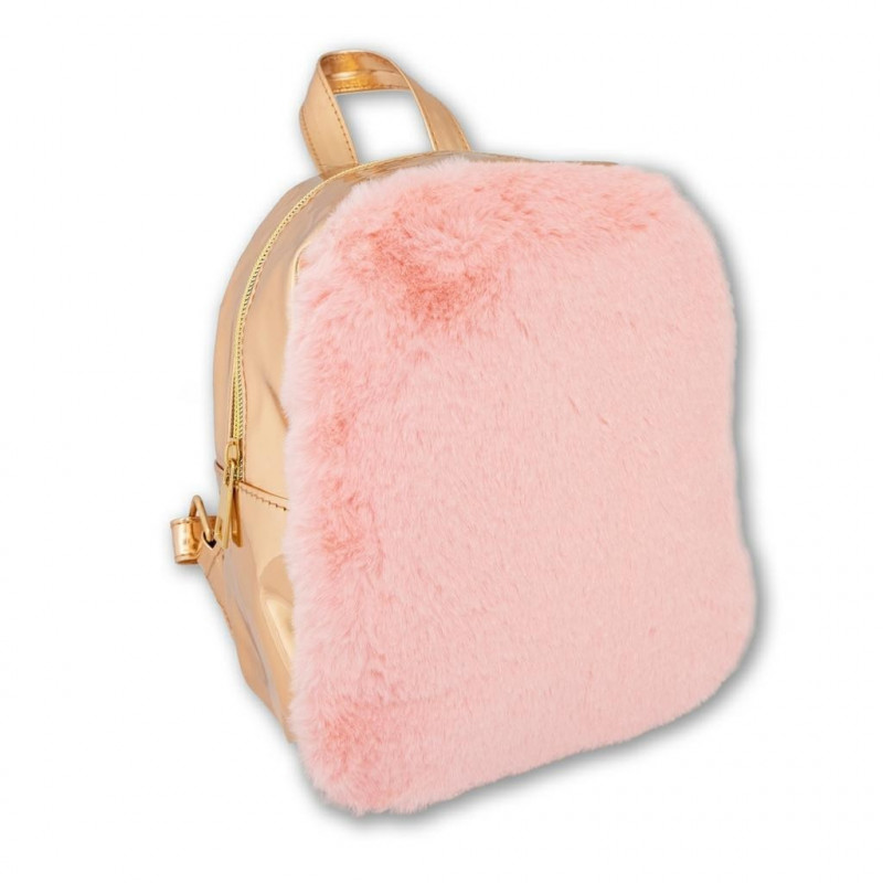 Plecak pink and gold stn 5898