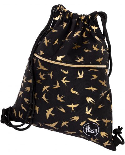 Plecak worek Hash golden effect golden birds