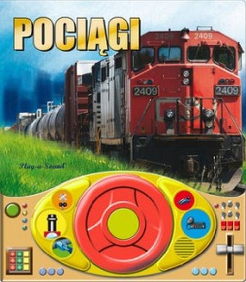 Pociągi + kierownica książeczka dźwiękowa