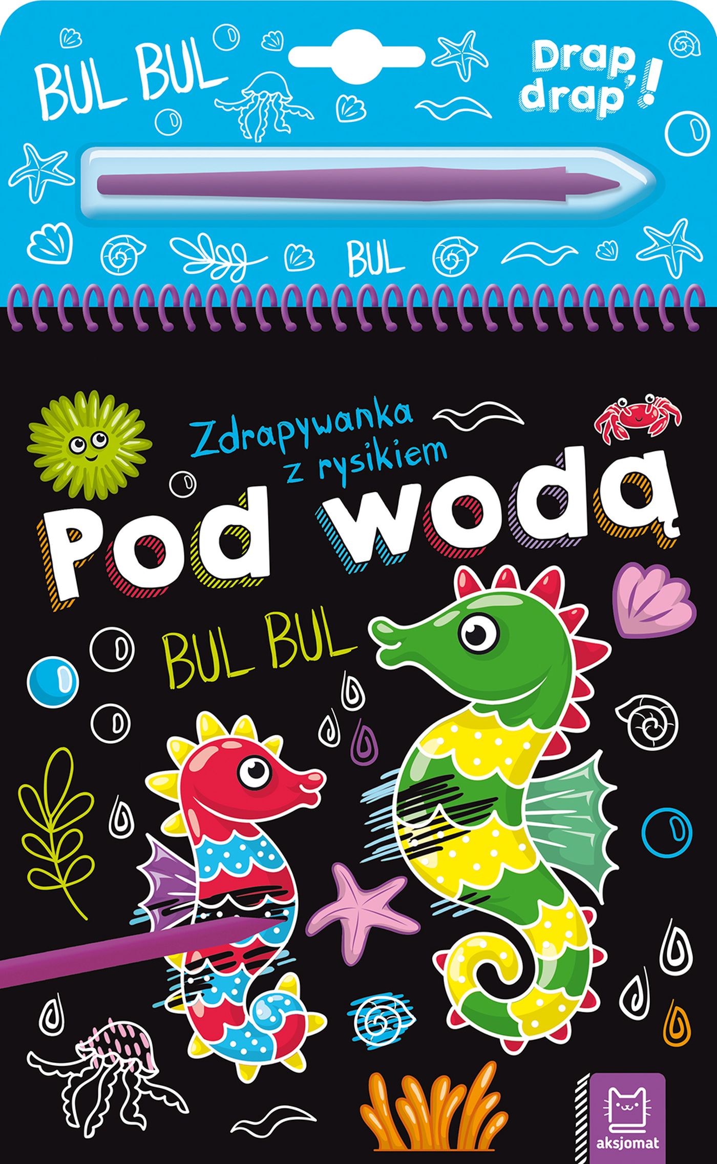 Pod wodą Zdrapywanka z rysikiem