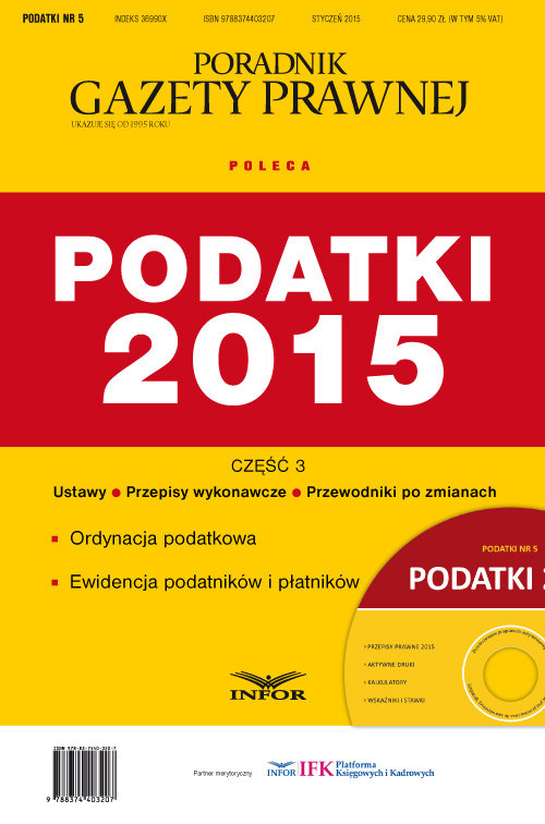 Podatki 2015 Zmiany część 3 nr. 5