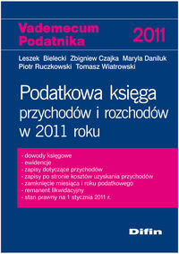 Podatkowa księga przychodów i rozchodów w 2011 roku