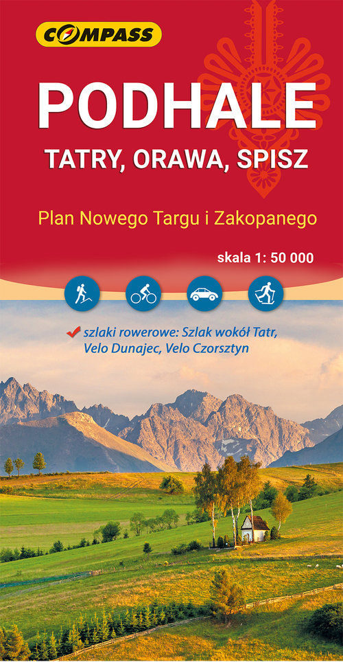 Podhale, Tatry, Orawa, Spisz 1:50 000