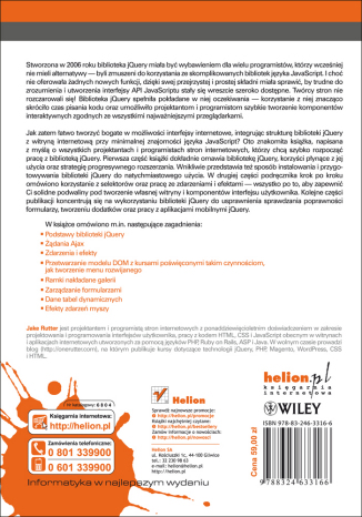 Podręcznik jQuery. Interaktywne interfejsy internetowe. Smashing Magazine. eBook
