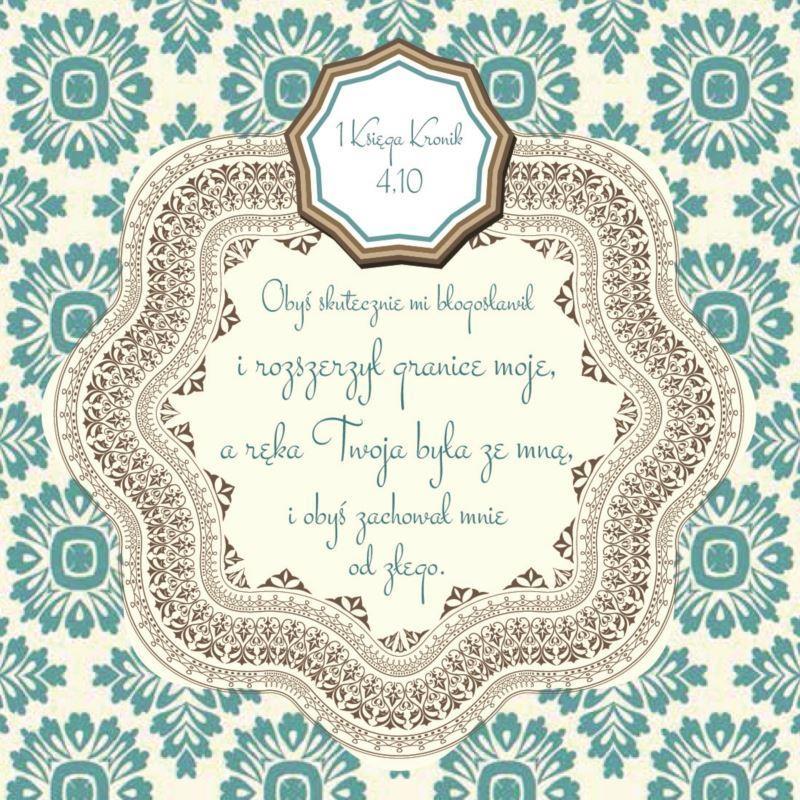 Podstawka korkowa - Modlitwa Jabesa