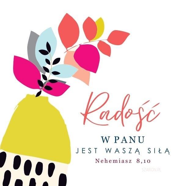 Podstawka korkowa - Radość w Panu