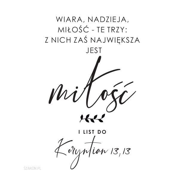 Podstawka korkowa - Wiara nadzieja miłość